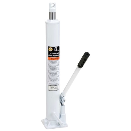 Omega 8 Ton Capacity Crane Jack, 4-3/4W x 5D, White 44980